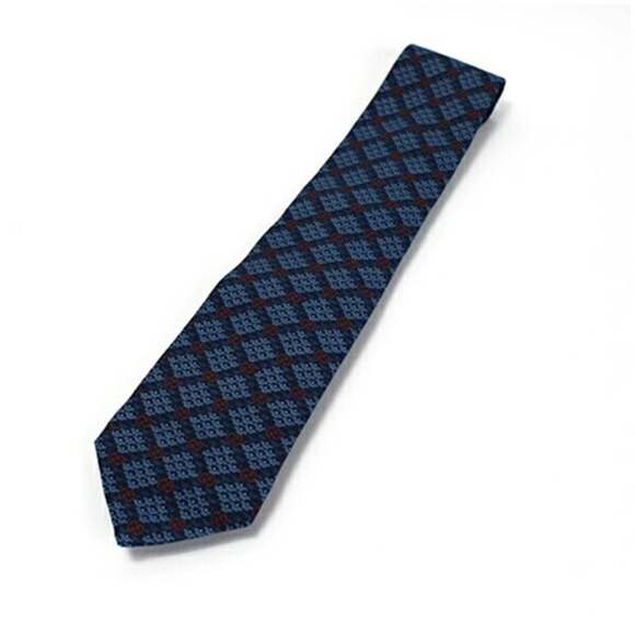 Gucci Rayon Necktie, Unused, GG Pattern, GUCCI 633992, Men's, Slim Fit